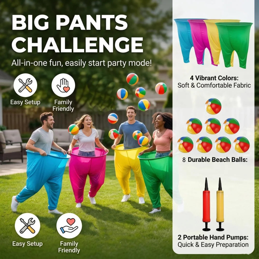 Grandma Pants Toss Game Set For Outdoor Parties