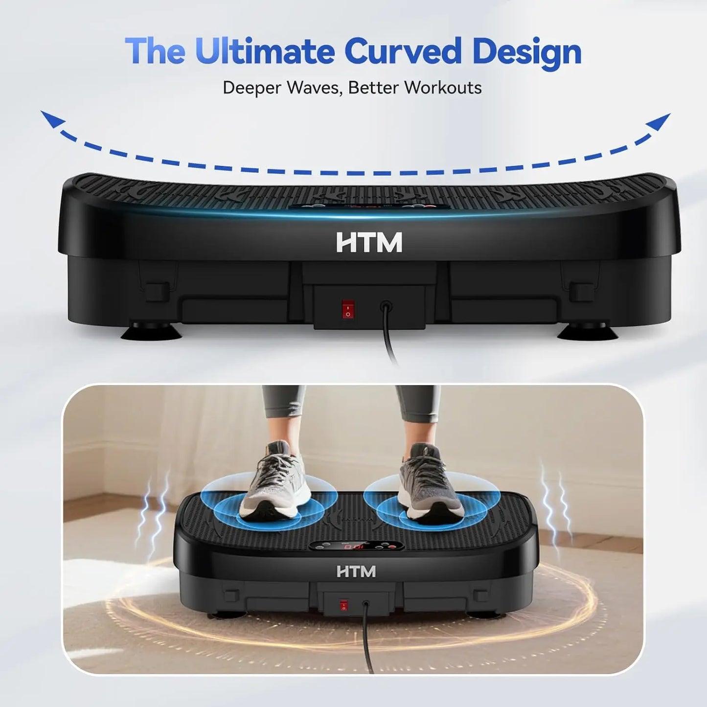 HTM Vibration Plate Whole Body Exerciser 120 Levels
