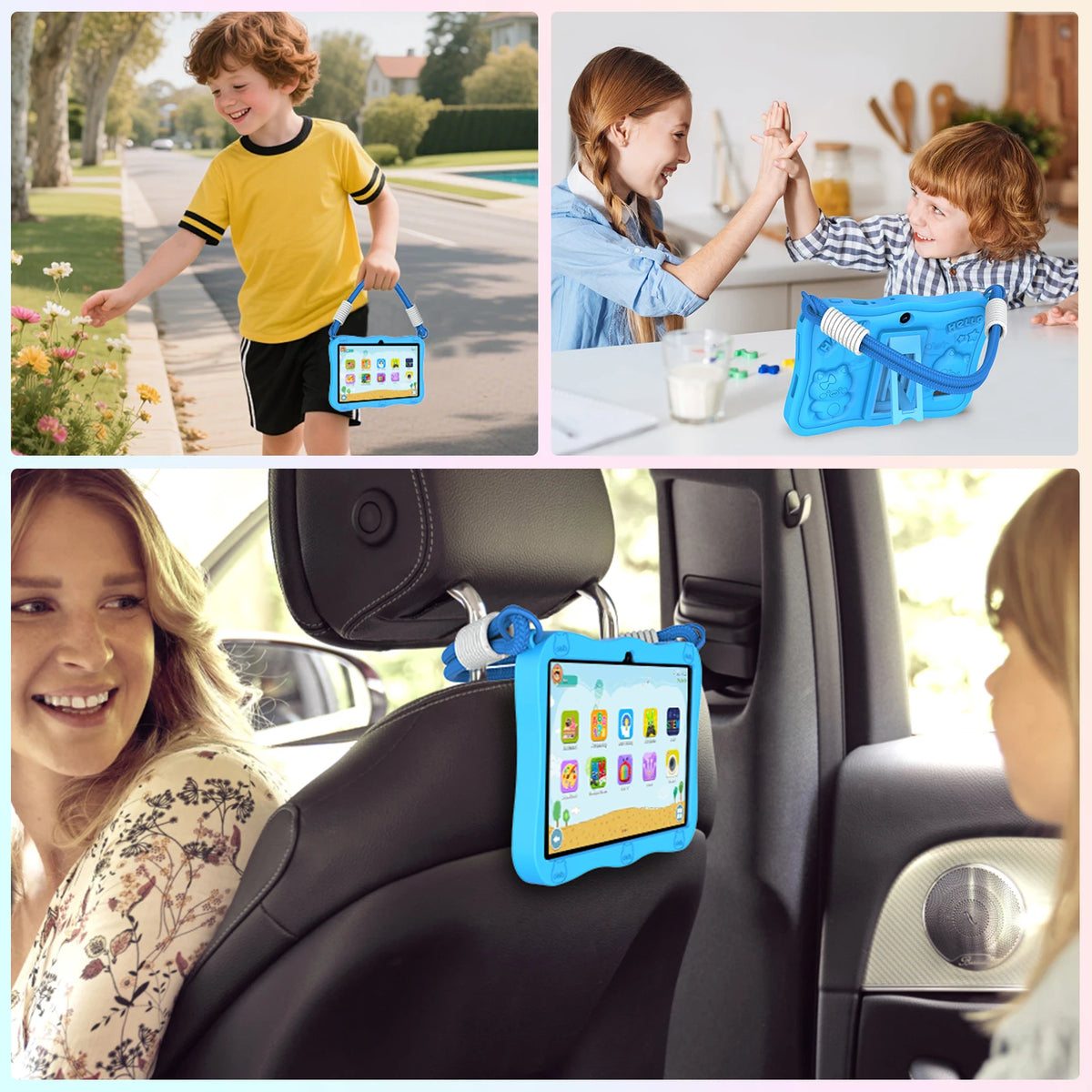 PRITOM Kids Tablet Android 13 Toddler Parental Controls