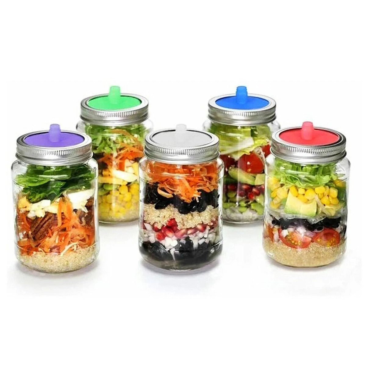 Silicone Fermenting Lids Waterless Airlock For Mason Jars