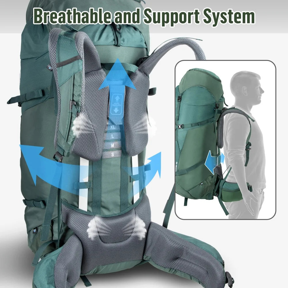 Night Cat Internal-Frame Hiking Backpack Waterproof