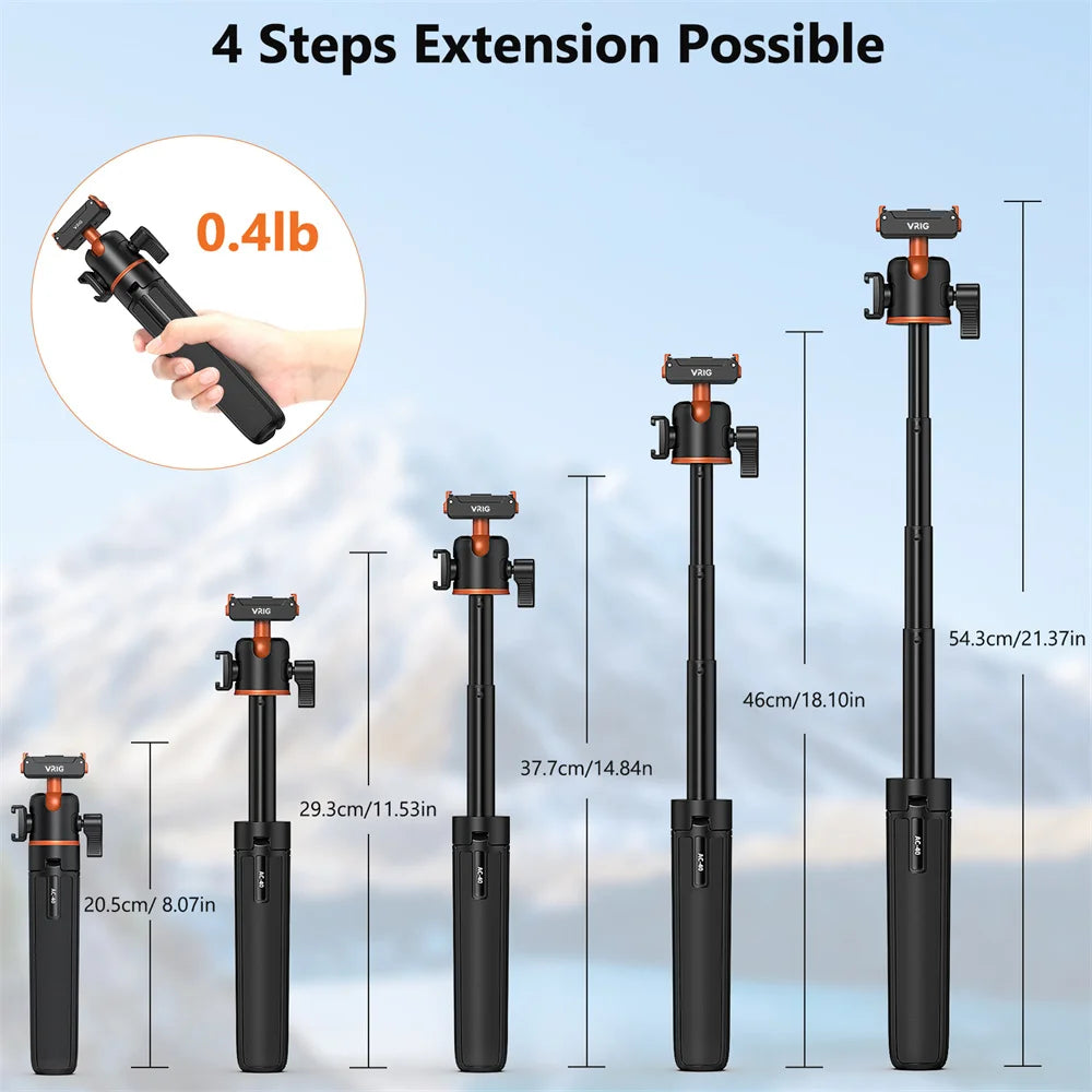 VRIG Magnetic Quick Release Tripod For Action Cameras