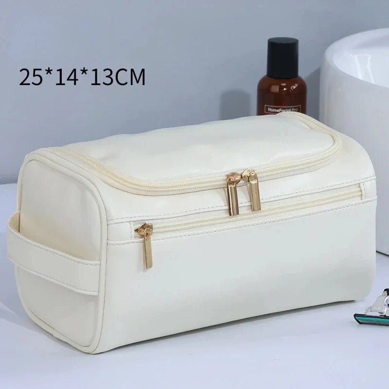 Leather Dopp Kit Toiletry Bag For Travel