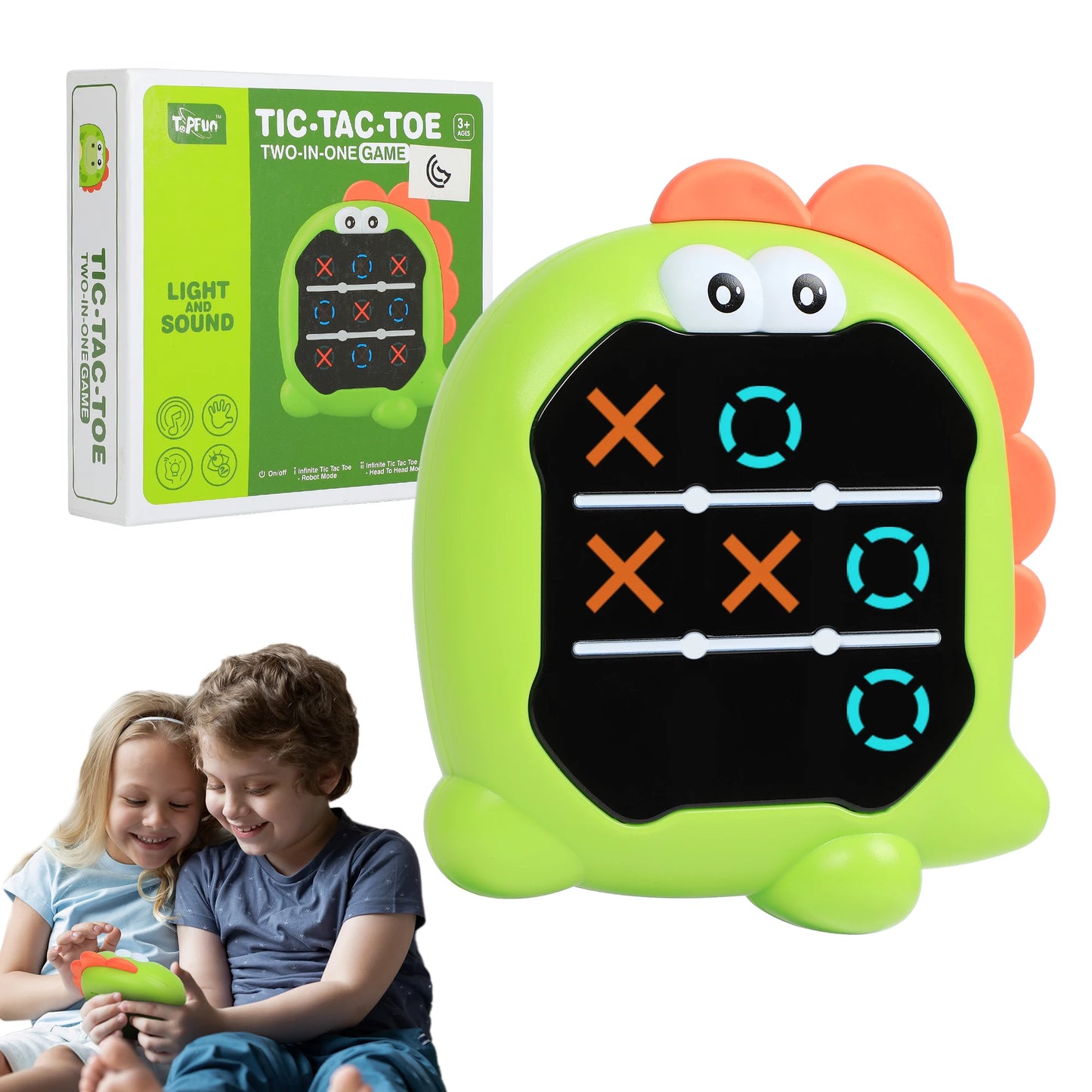 ZSUCC Electronic Tic Tac Toe Game 3in1 Portable Puzzle