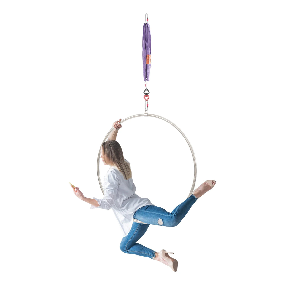 Aerial Hoop Kit Stainless Steel Lyra Ring