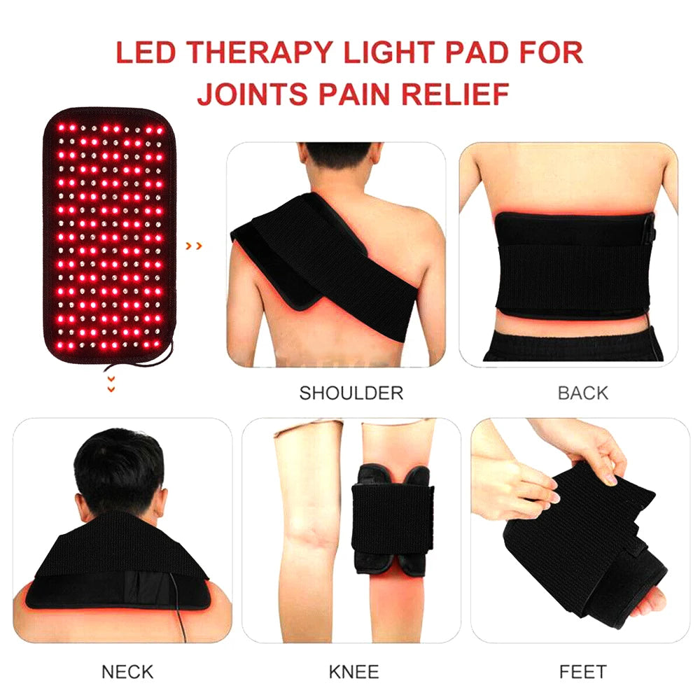Infrared LED Light Therapy Pad for Face and Body