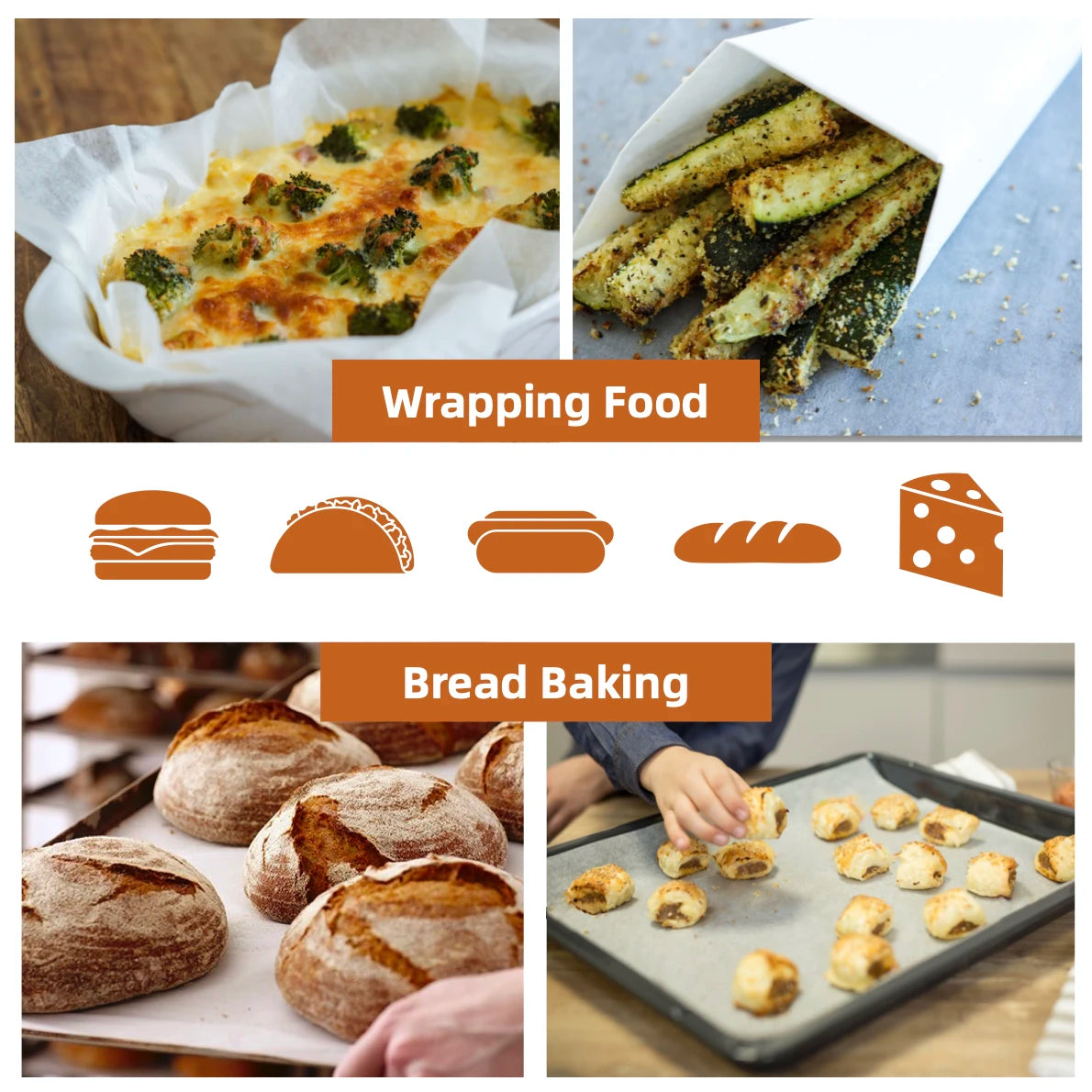Nonstick Parchment Paper For Oven And Air Fryer Baking