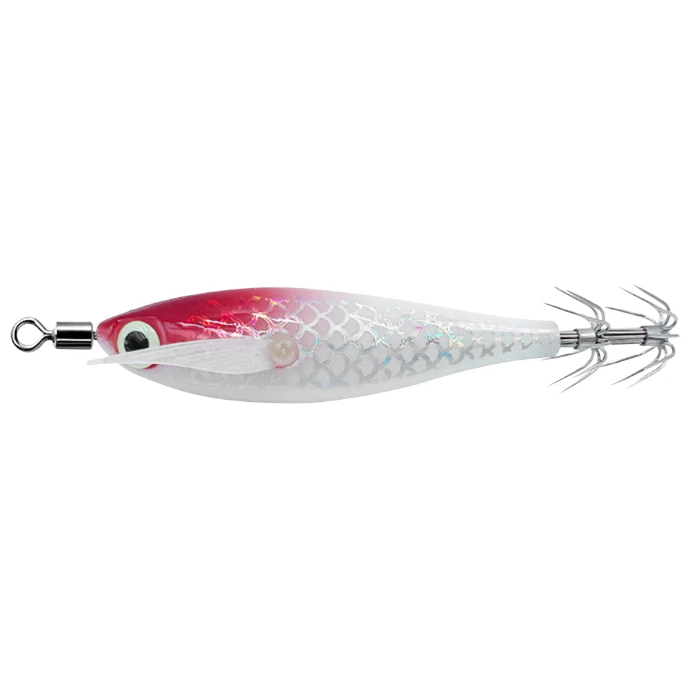 APWIKOGER Luminous Squid Lure With 3D Eyes Glow In Dark