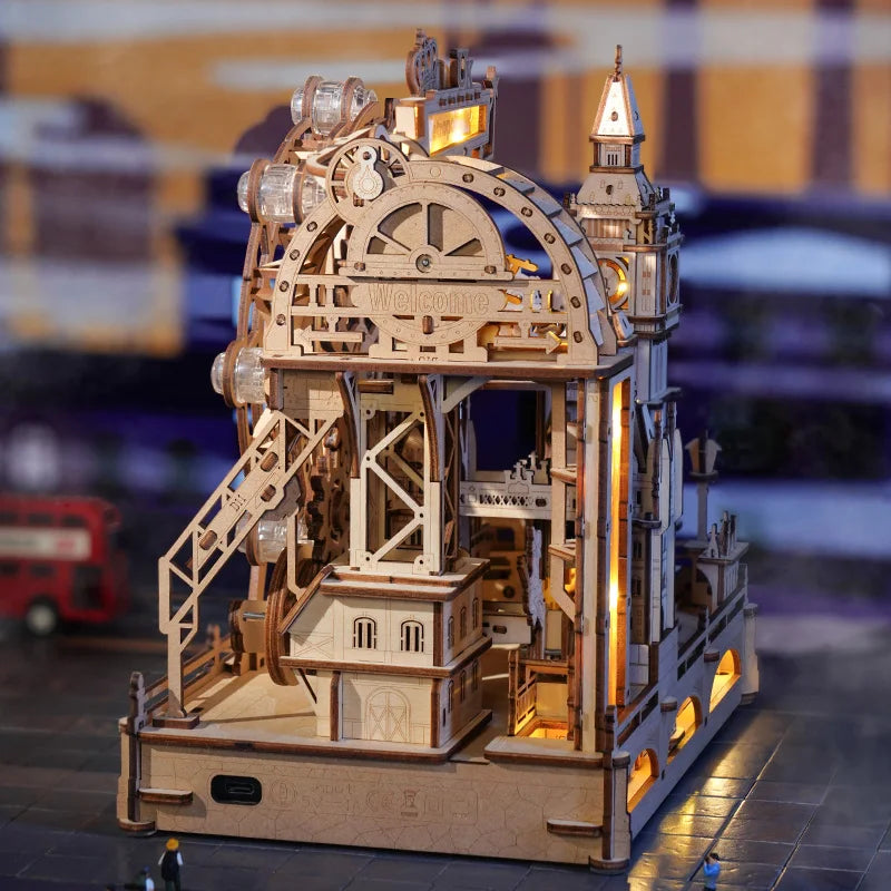 Robotime London City 3D Marble Run Puzzle With Lights