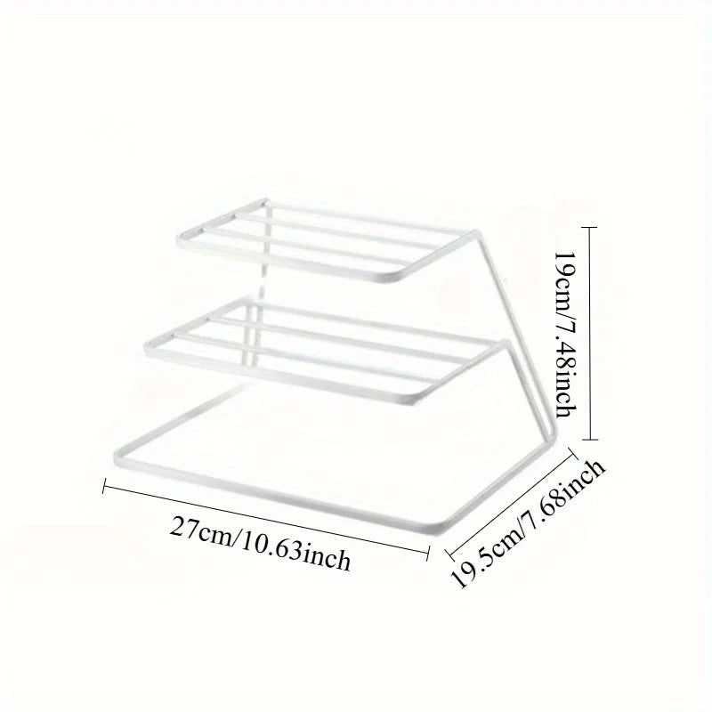 Iron Dish Drain Rack With Sorting Tray