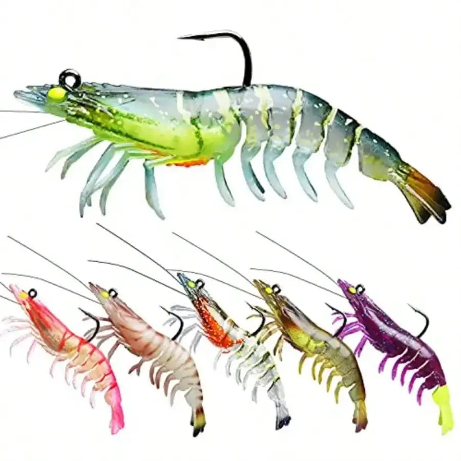 Soft Shrimp Soft Plastic Swimbaits Fishing Lure