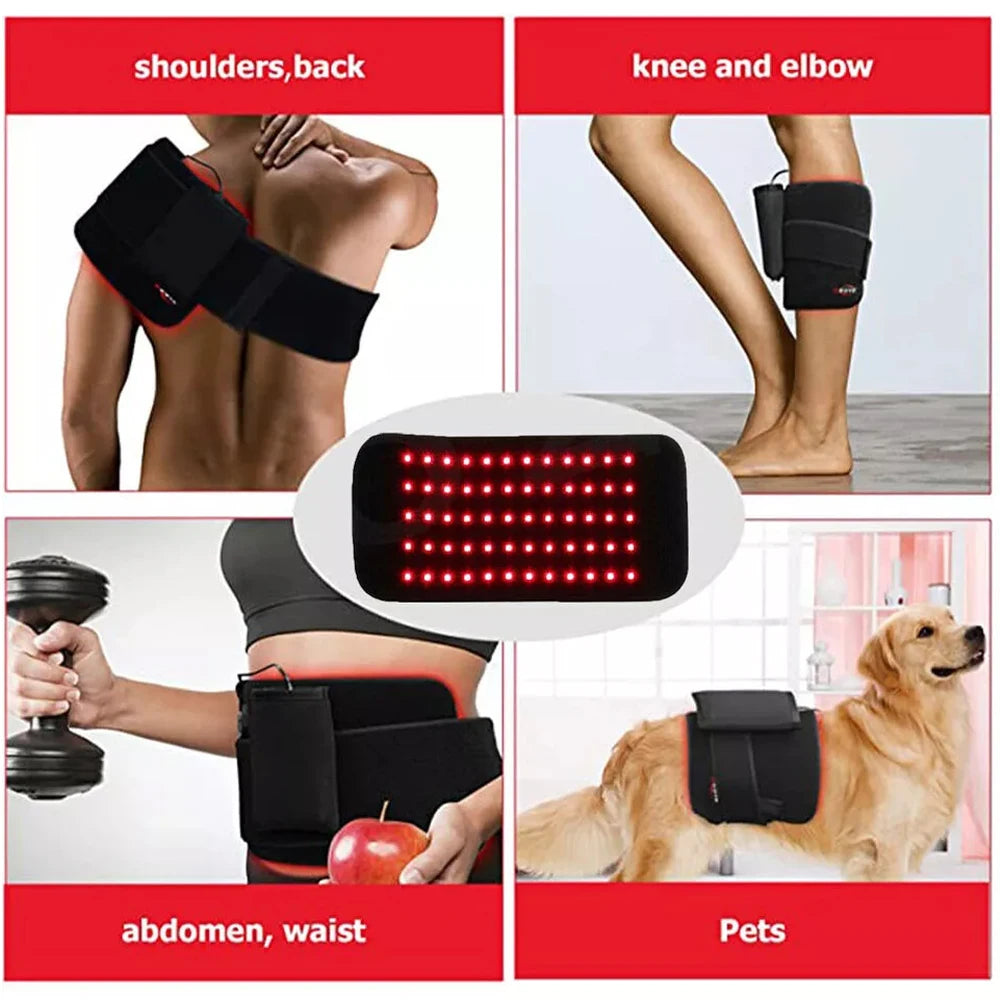 Infrared LED Light Therapy Pad for Face and Body