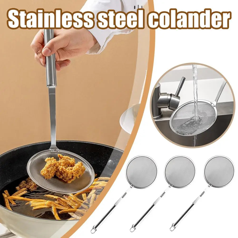 Kitpipi Fat Skimmer Spoon Fine Mesh Kitchen Strainer