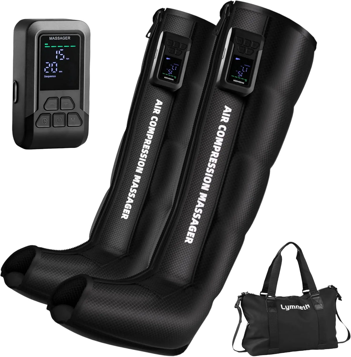 Air Compression Leg Massager for Circulation and Pain Relief