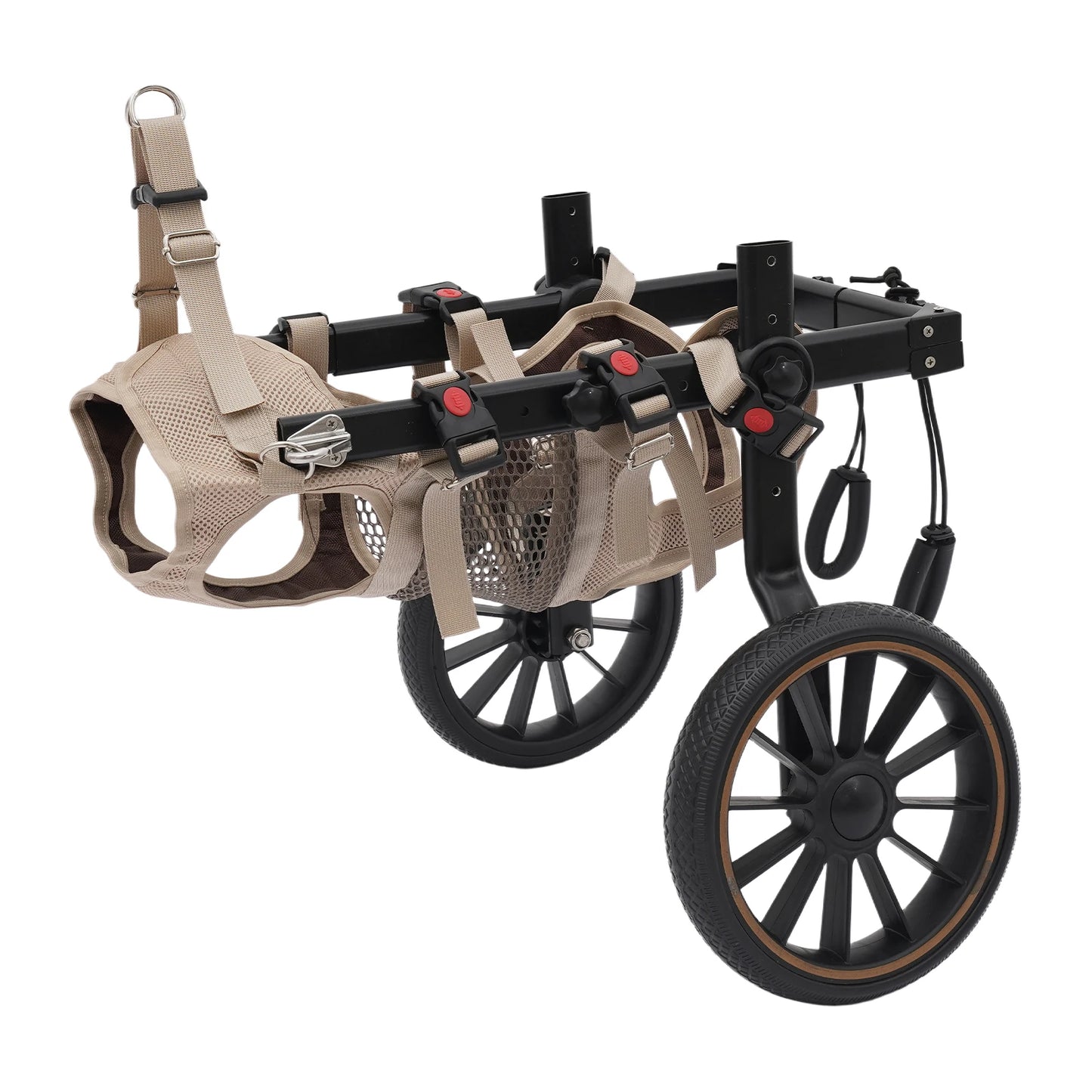 Bymaocar Adjustable Aluminum Dog Wheelchair Hind Leg Support