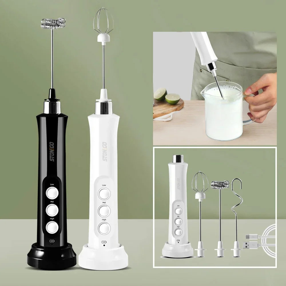 Stonego Rechargeable Handheld Milk Frother