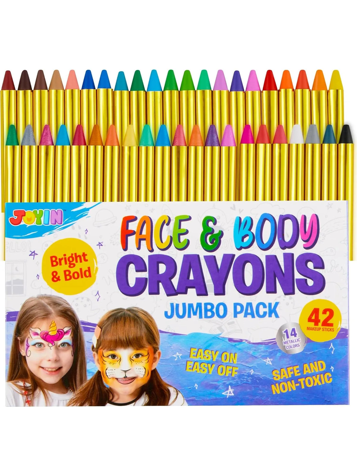 Joyfy Face And Body Paint Crayons Kit