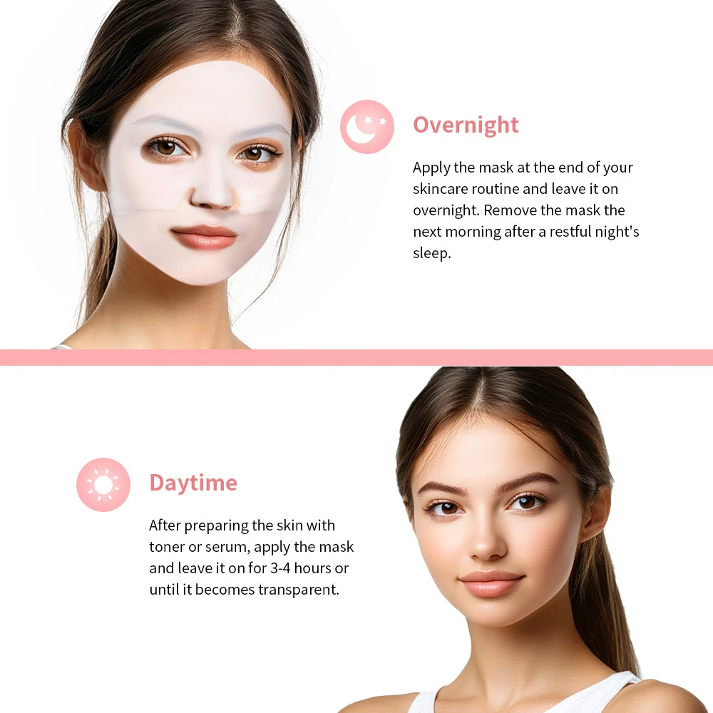 Ibcccndc Overnight Sleeping Facial Mask Deep Hydrating Moisturizing
