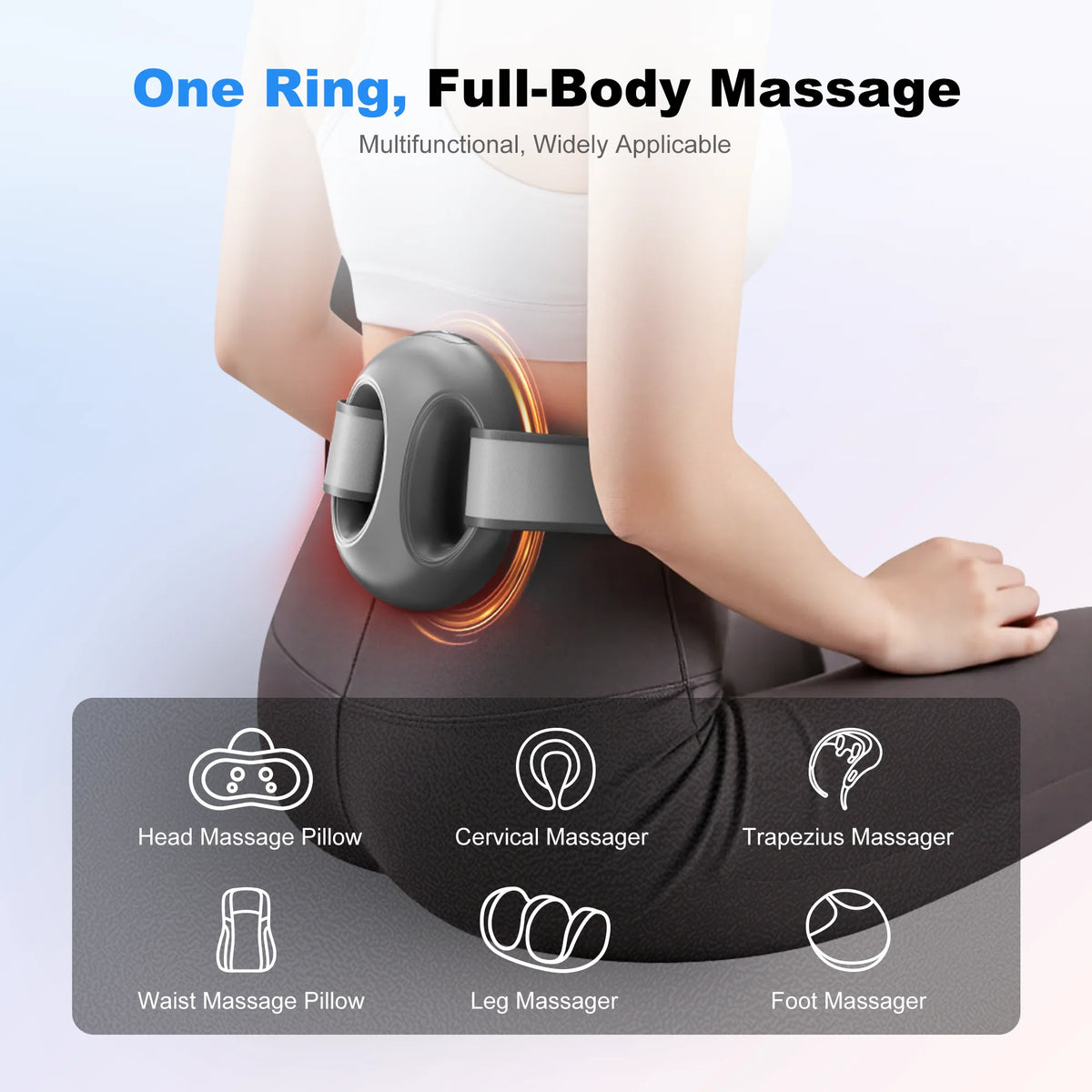Leercon Fascia Ring Massager For Deep Tissue Relief
