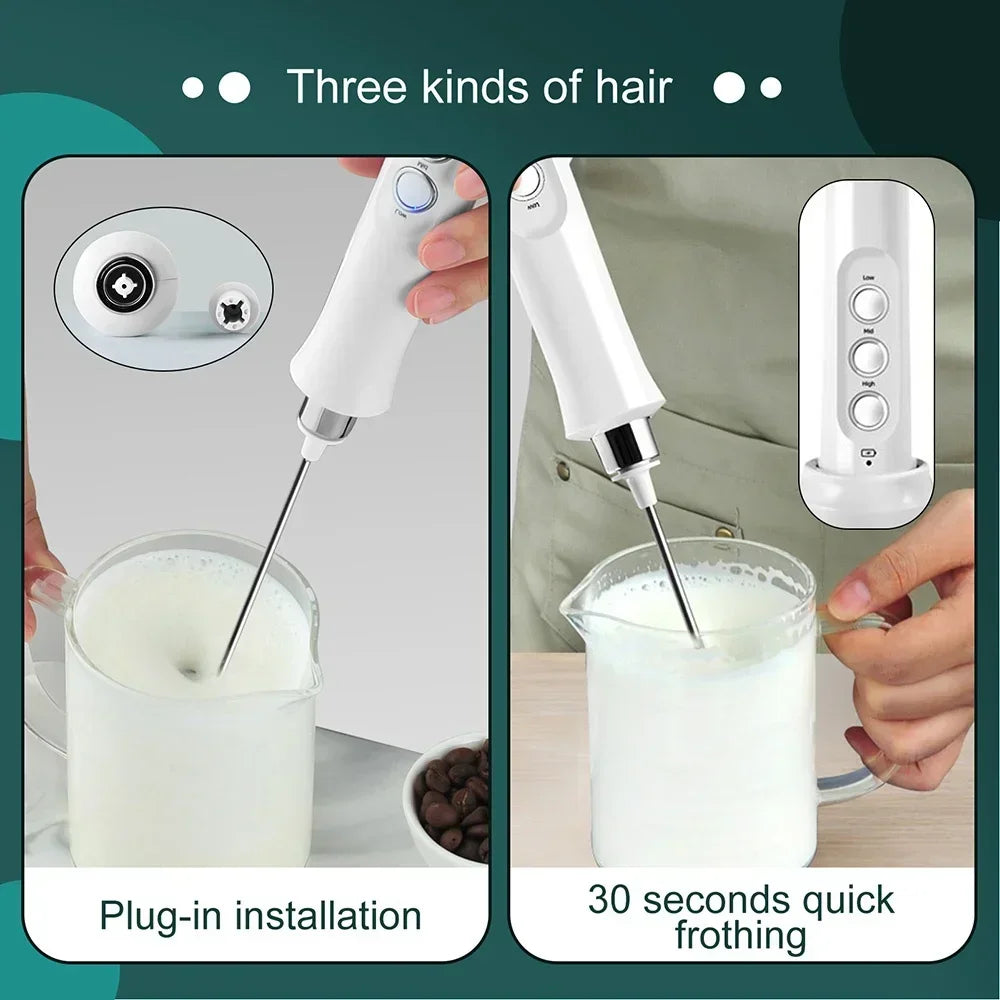 Stonego Rechargeable Handheld Milk Frother
