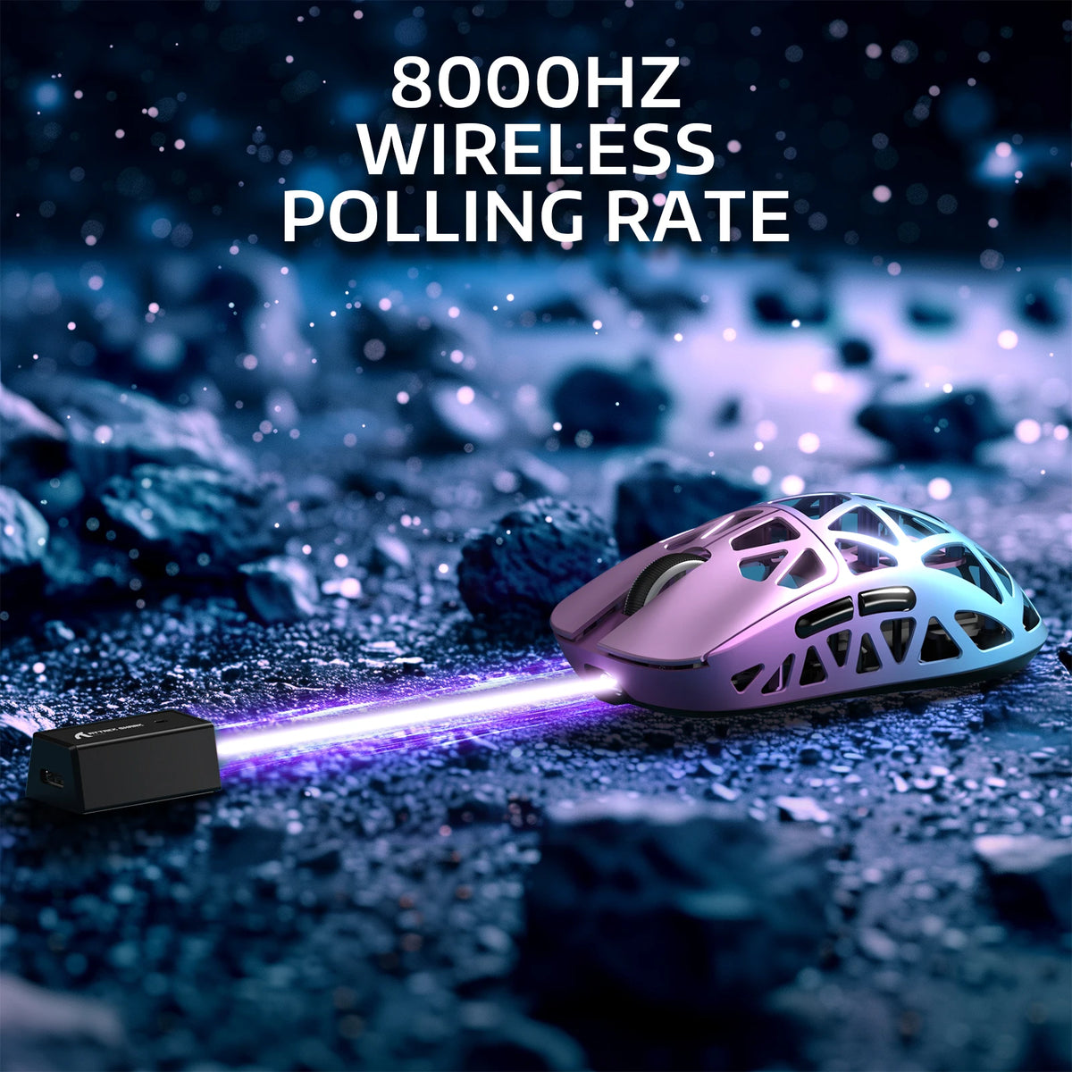Attack Shark R2 Tri Mode Mouse 42000 DPI Optical Gaming Sensor