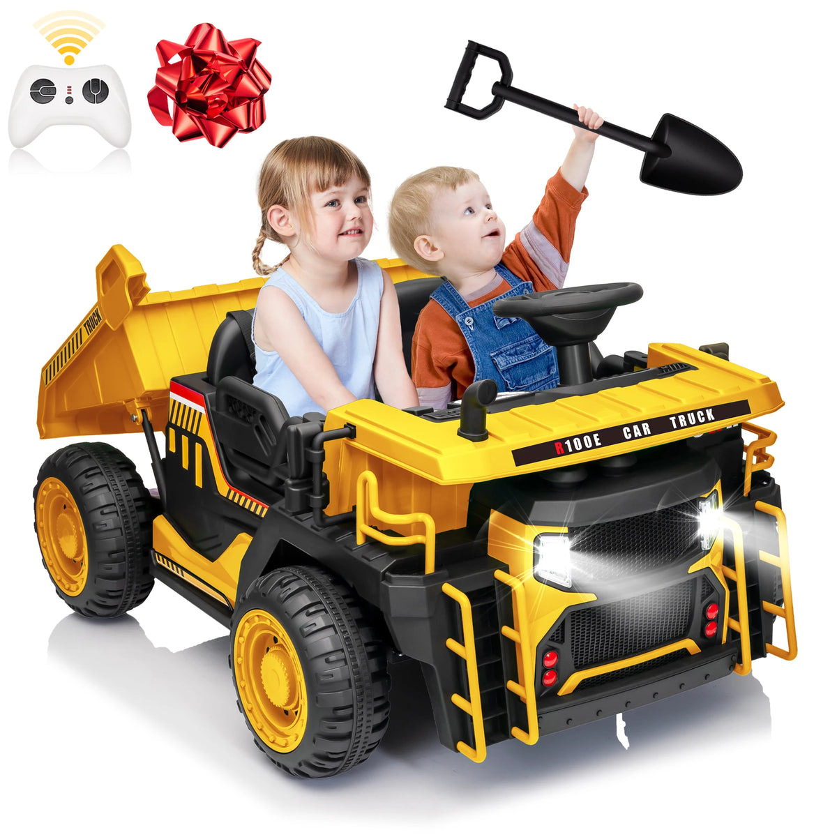 JoyRacer 24V Ride On Dump Truck Remote Control