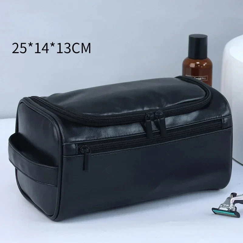 Leather Dopp Kit Toiletry Bag For Travel