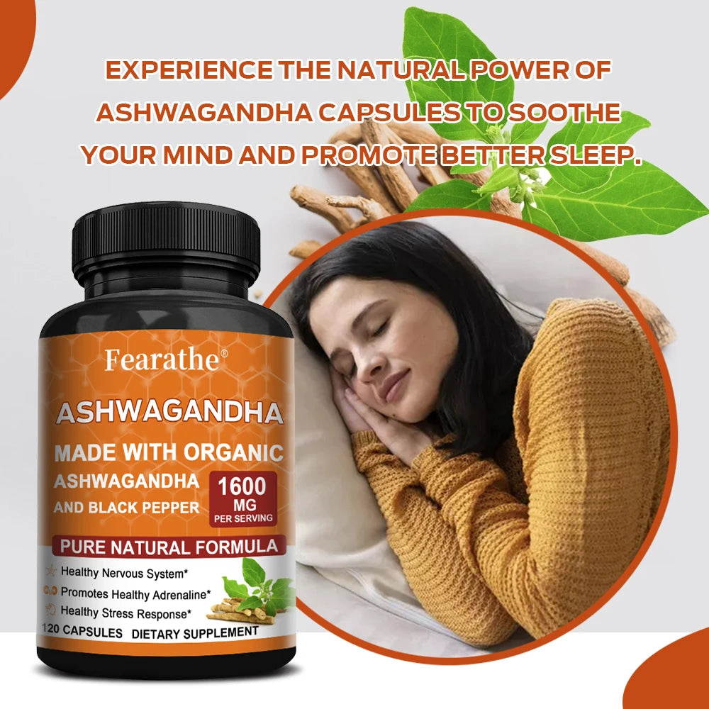 SOOMIIG Organic Ashwagandha For Stress And Mood Support