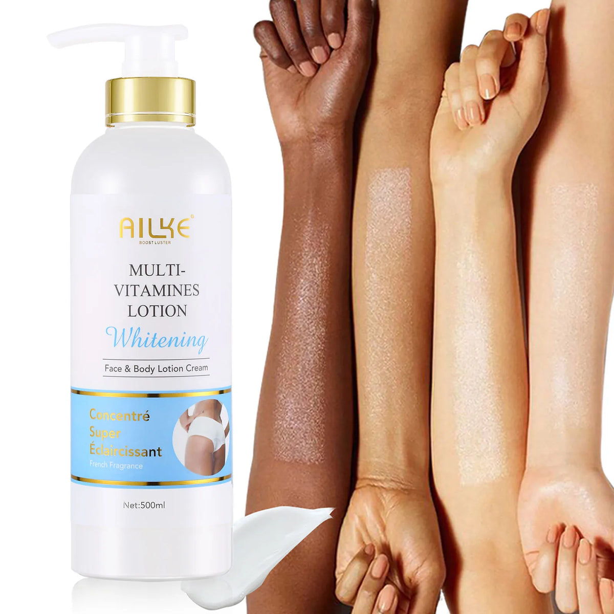 AILKE Whitening Body Lotion Brightens Dark Spots