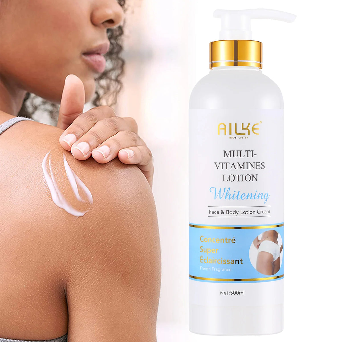 AILKE Whitening Body Lotion Brightens Dark Spots