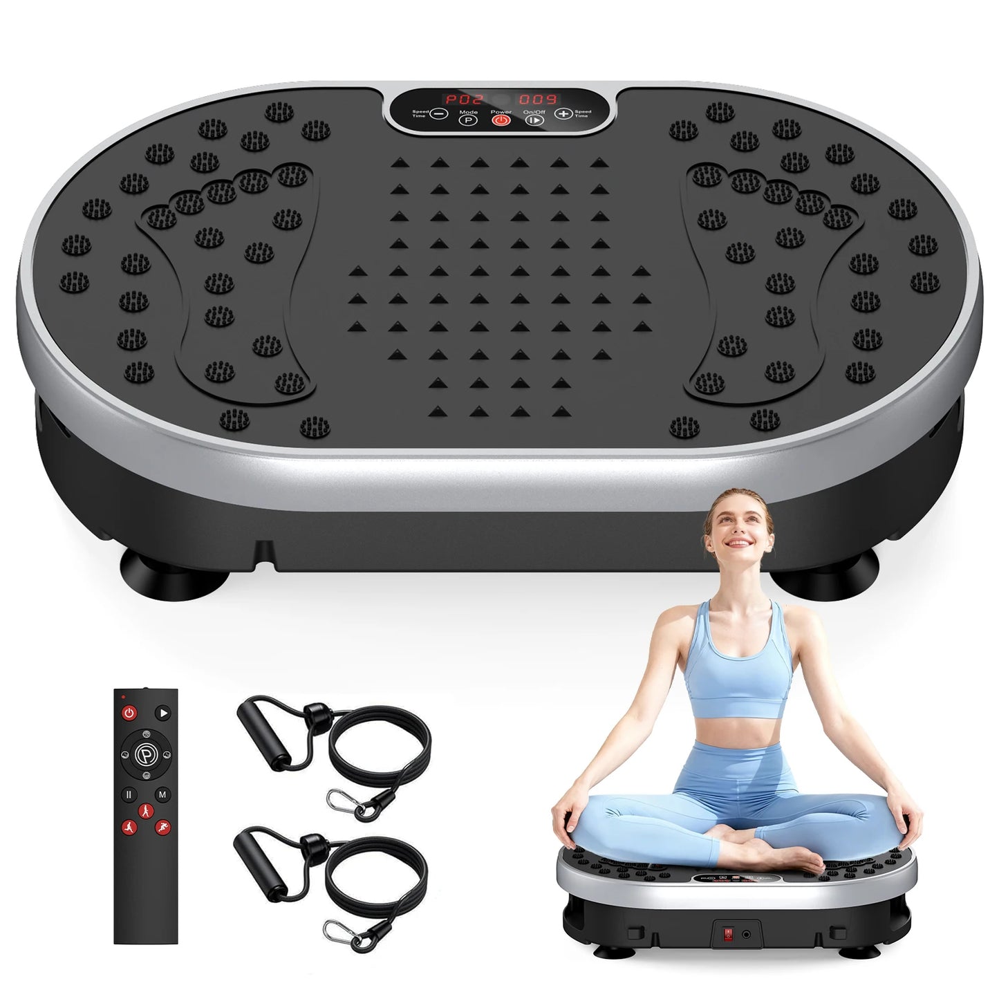 HTM Vibration Plate Exercise Machine 120 Speed Levels