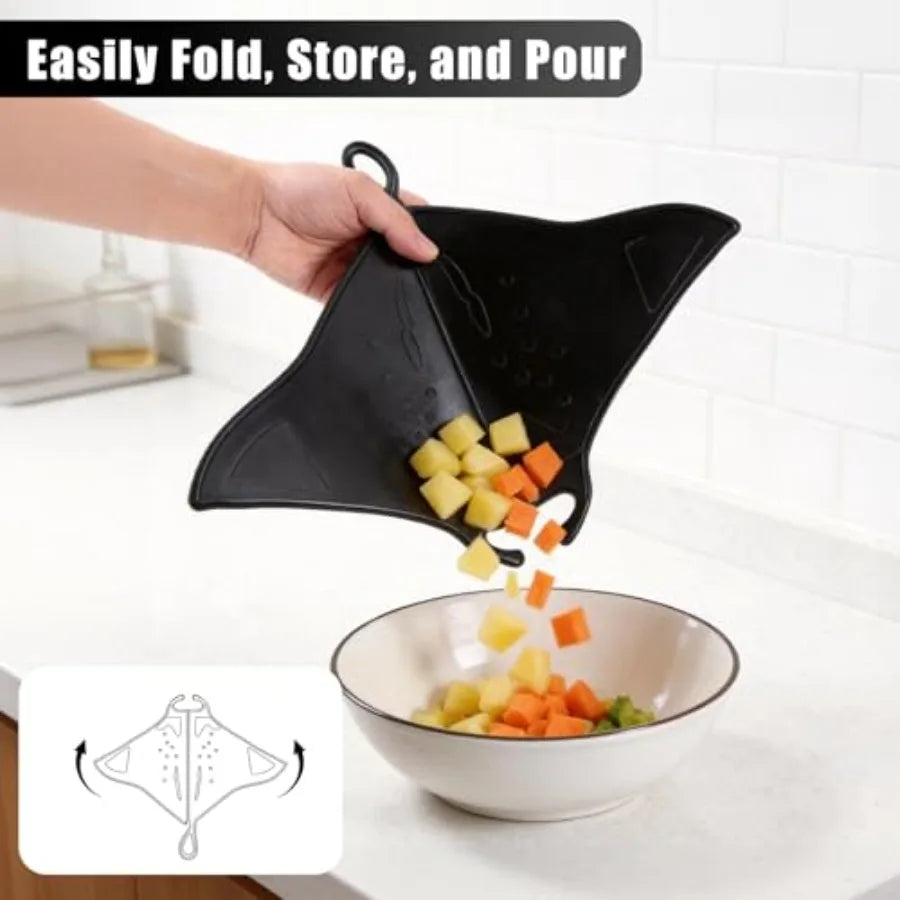 Bamboo Cutting Board With Handle For Kitchen