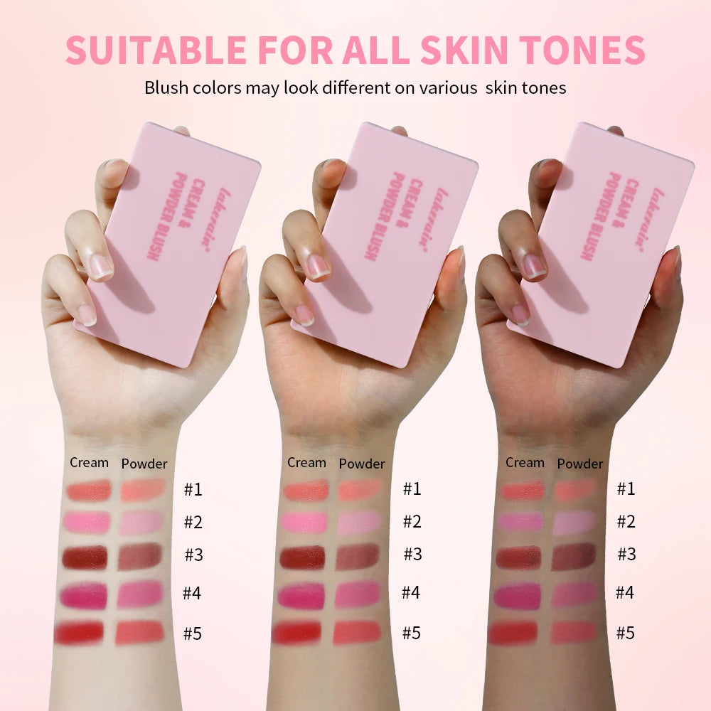 Ibcccndc Lakerain Cream Blush 2In1 Long Lasting Pink