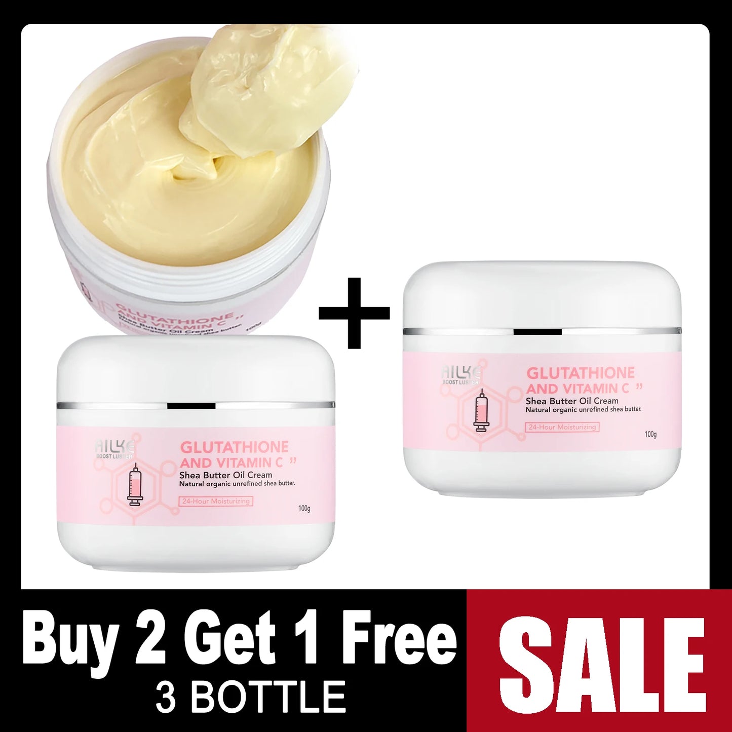 Ailke Glutathione Vitamin C Brightening Body Cream 100ml