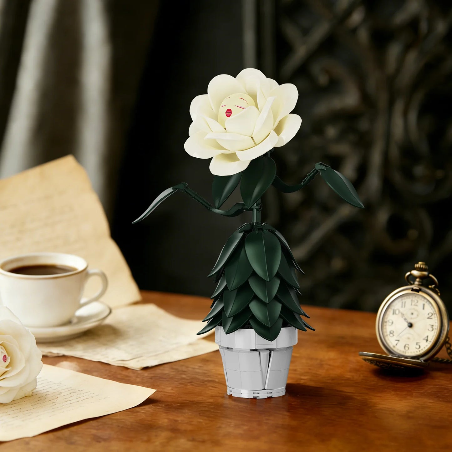 Wonderland Flower Building Blocks Set For Home Decor