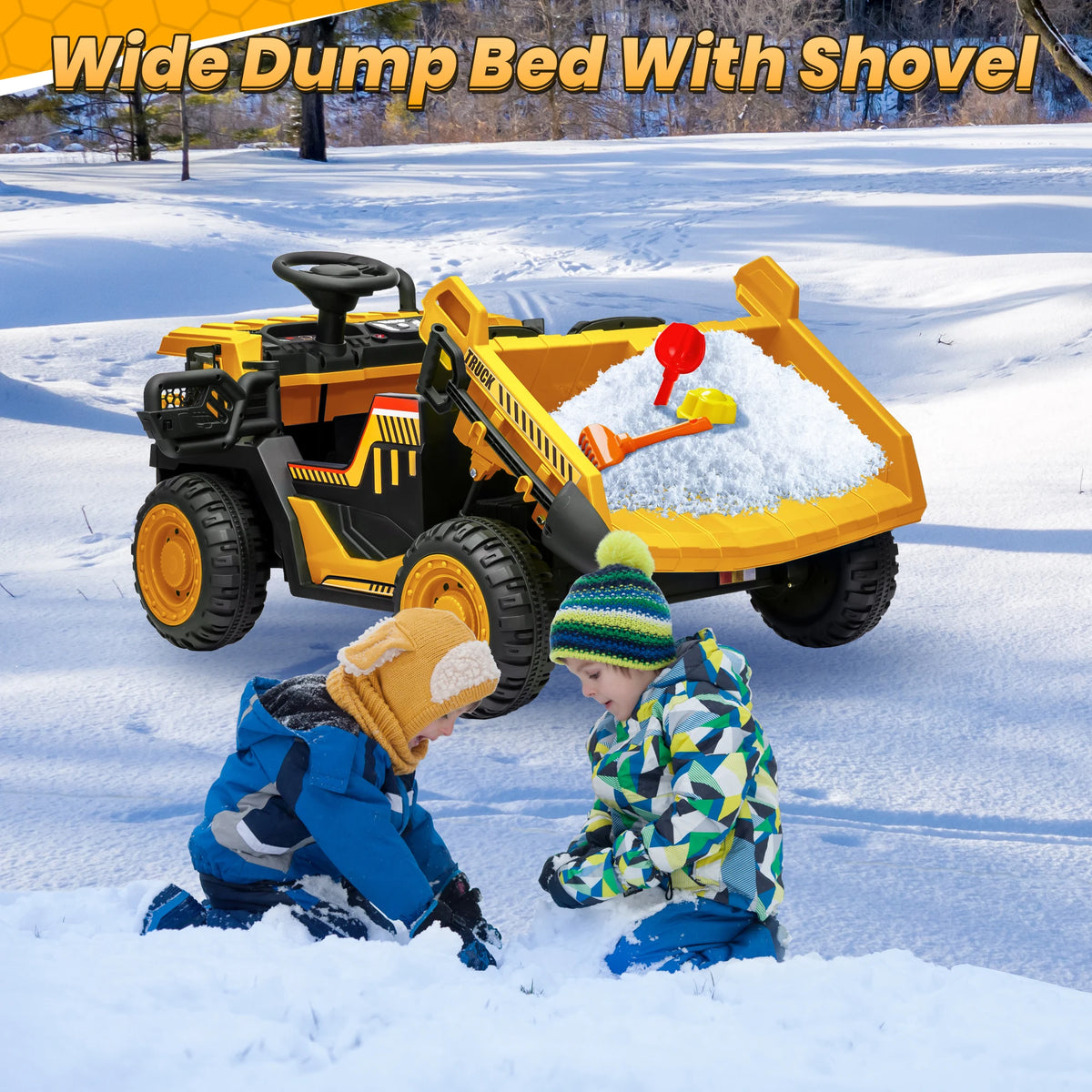 JoyRacer 24V Ride On Dump Truck Remote Control