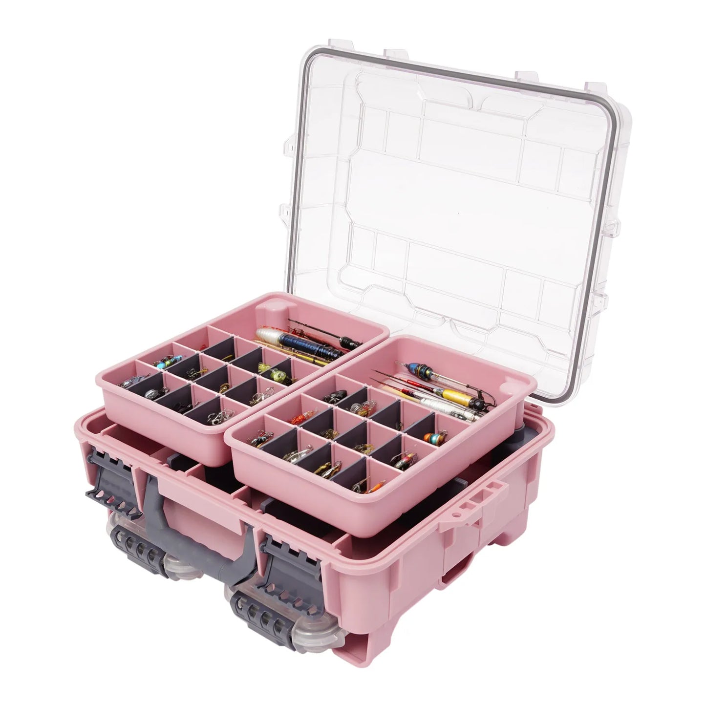 Fishing Tackle Box Organizer With Removable Slots