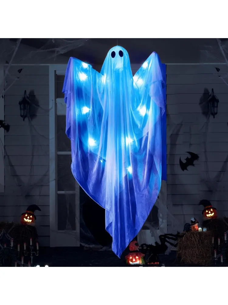 Joyfy Halloween Hanging Ghost Light With Blue LED