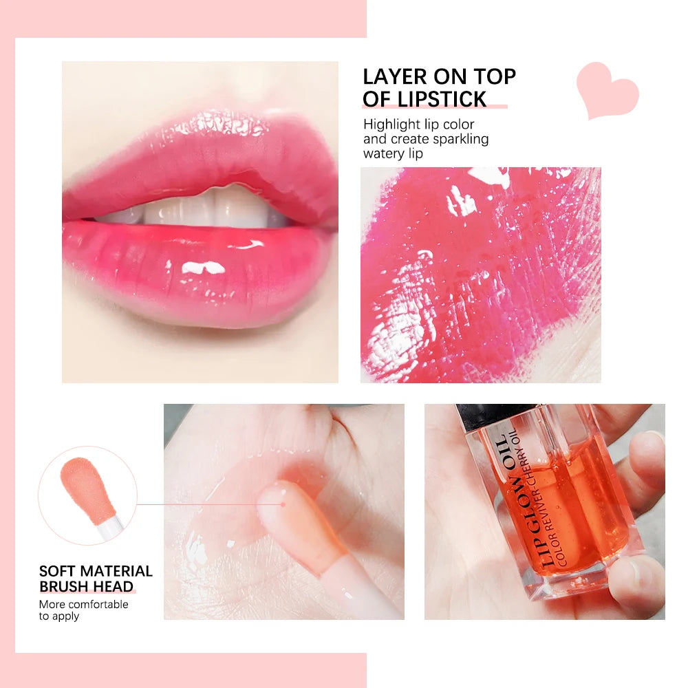 ibcccndc Glassy Lip Glow Oil Hydrating Lip Care