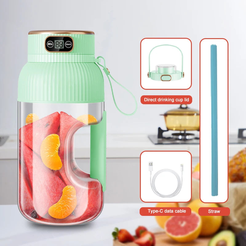 Portable Juicer Blender USB Charging Fruit Cup