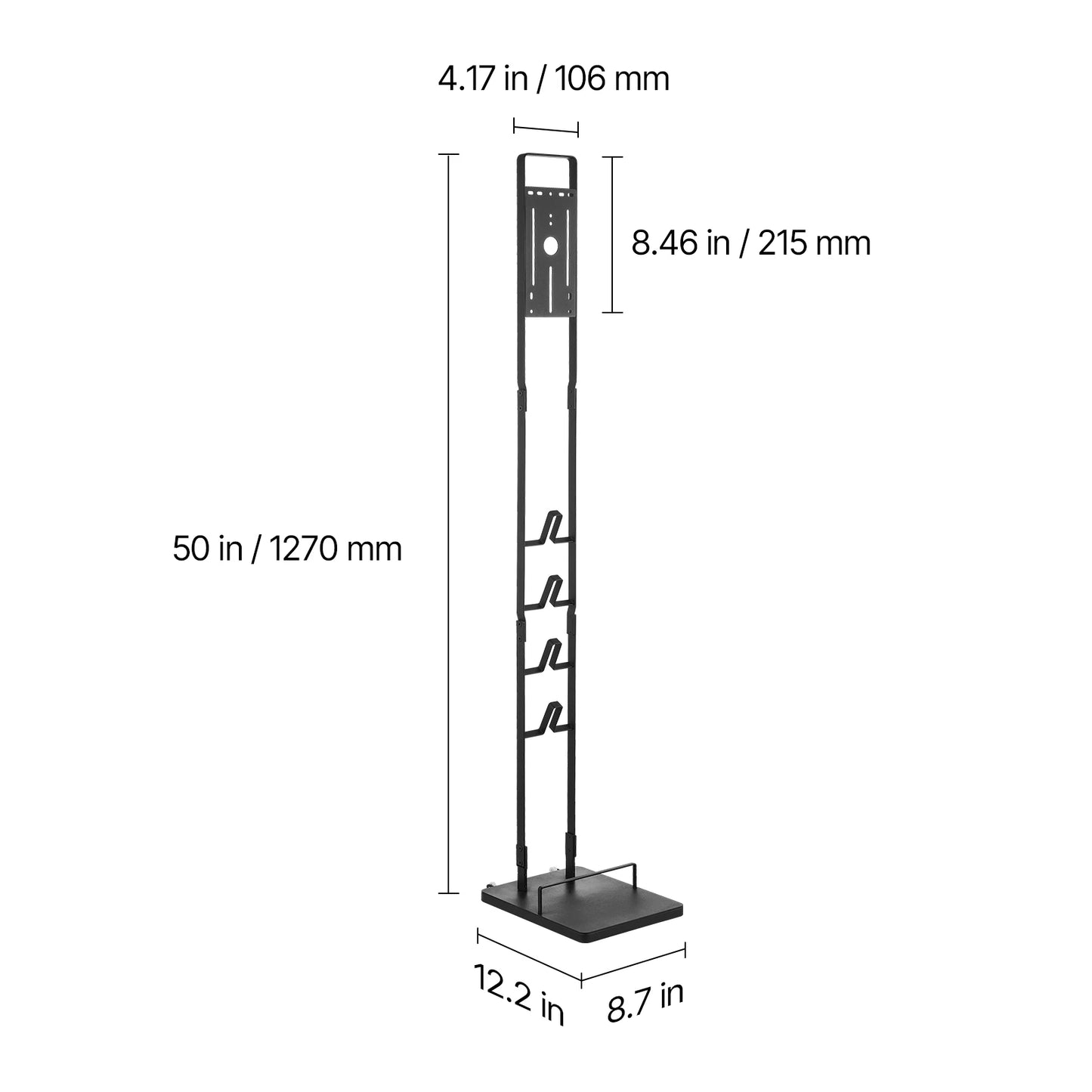 SucceBuy Vacuum Stand With 4 Hooks For Dyson