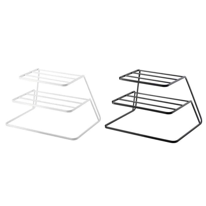 Iron Dish Drain Rack With Sorting Tray