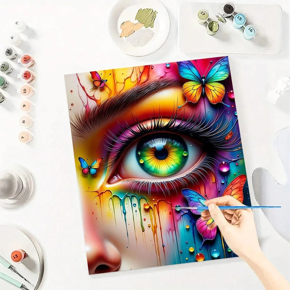 Paint By Numbers Kit For Adults Canvas Art Gift Set