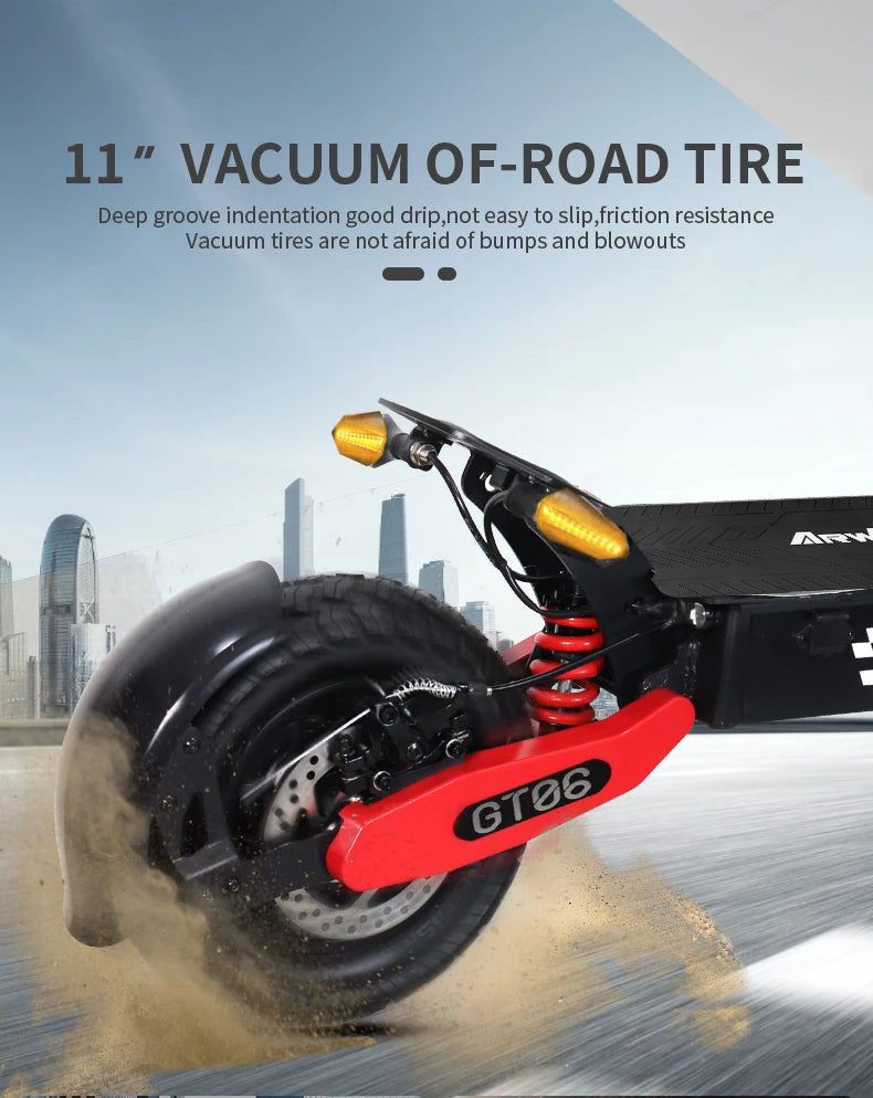 Arwibon 1200W Foldable Electric Scooter