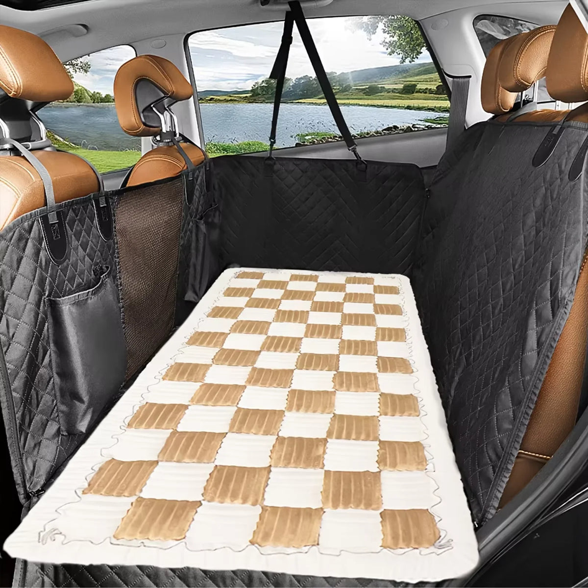 Pet Car Seat Bed Mat Non Slip Washable Cushion