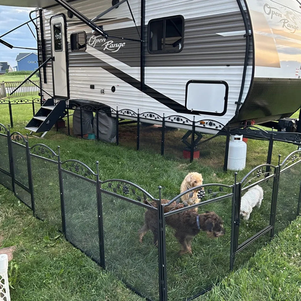 Borwart Heavy Duty Dog Playpen 8 Panel Exercise Enclosure