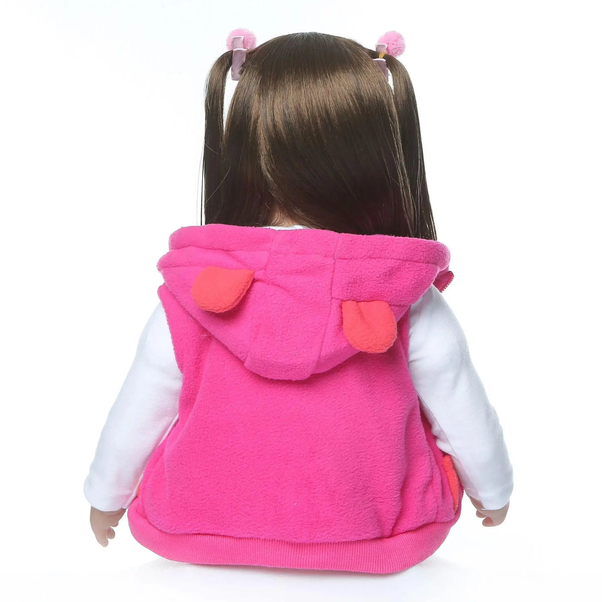 Realistic Reborn Baby Doll With Long Hair and Accessories