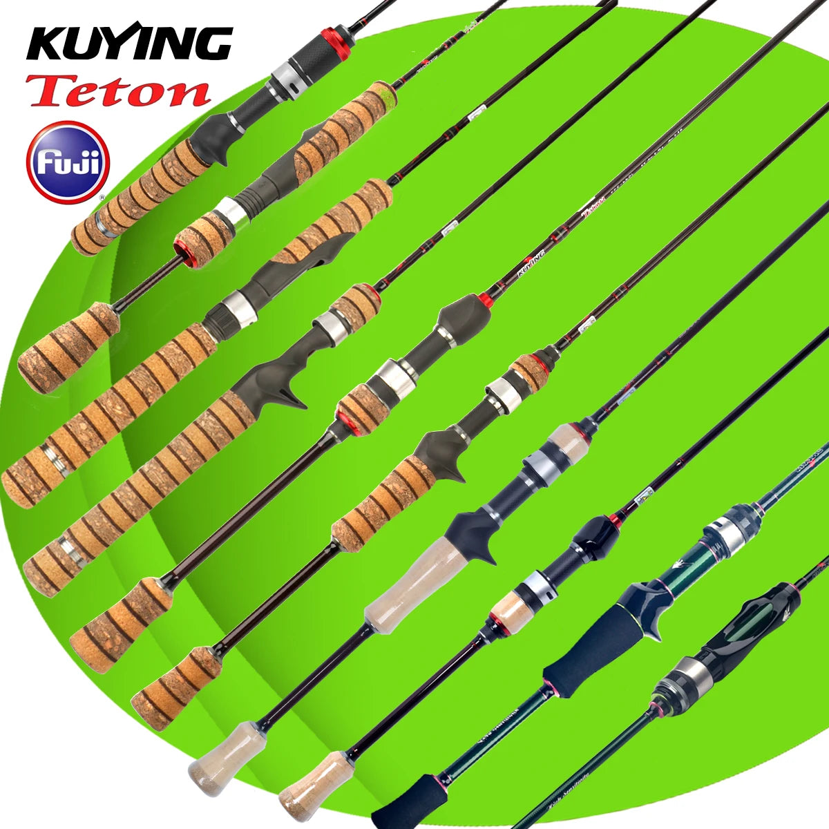 Kuying Teton Spinning Casting Rod 0.8-8g 1-8lb