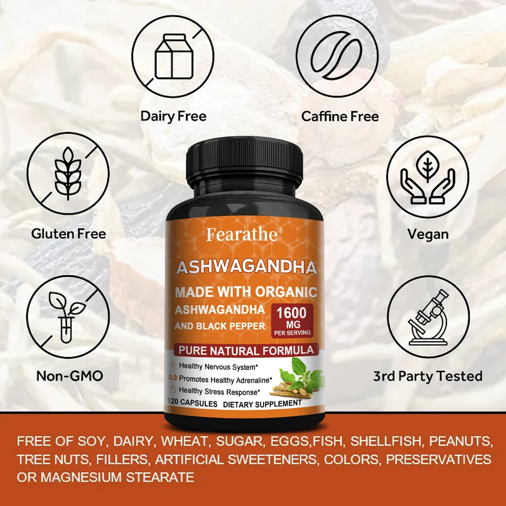 SOOMIIG Organic Ashwagandha For Stress And Mood Support