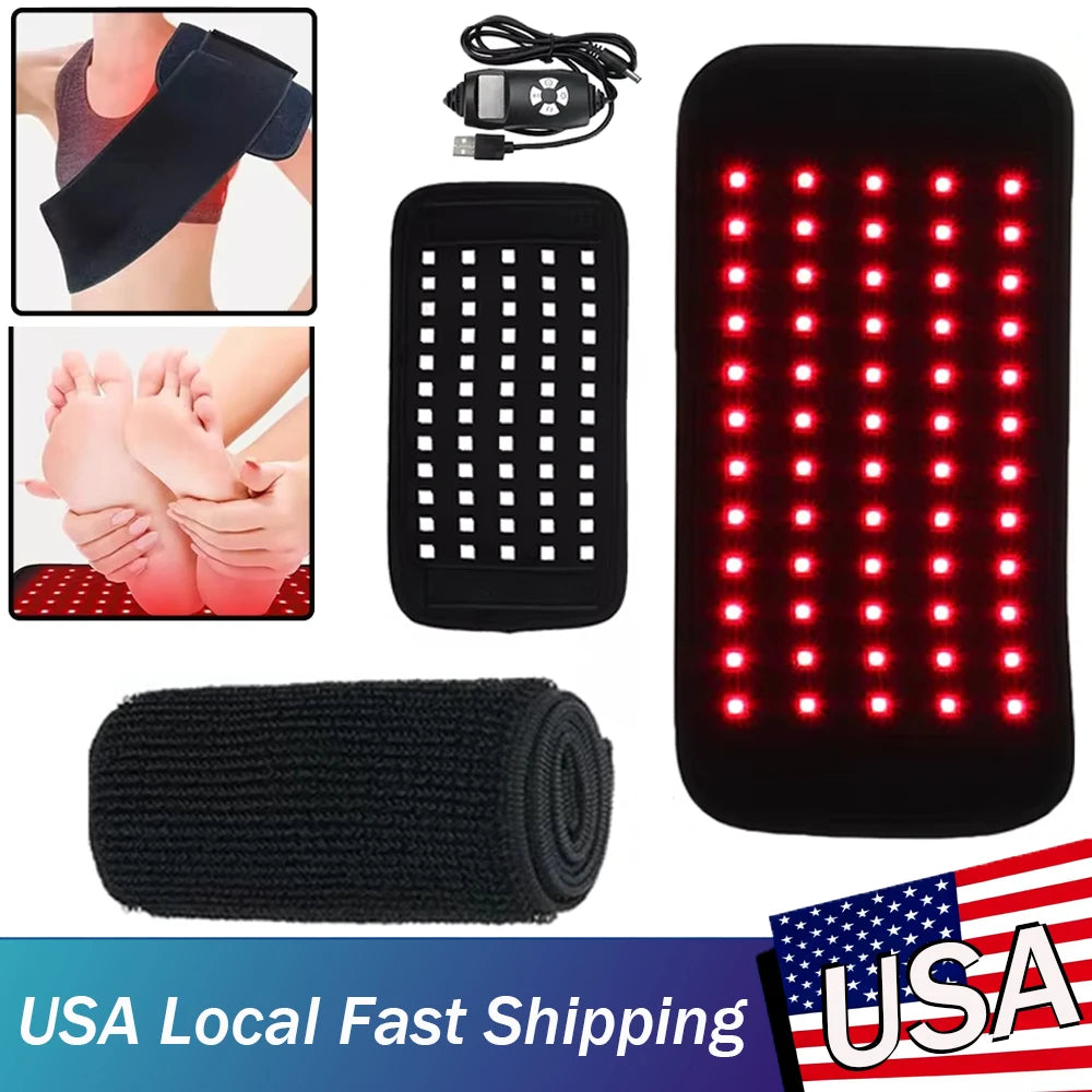 Infrared LED Light Therapy Pad for Face and Body